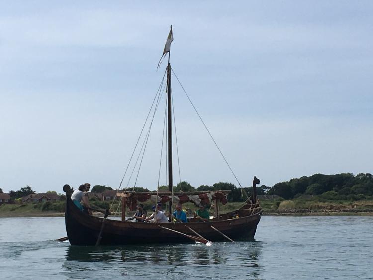 Perhaps a vessel abandoned by recent immigrants?