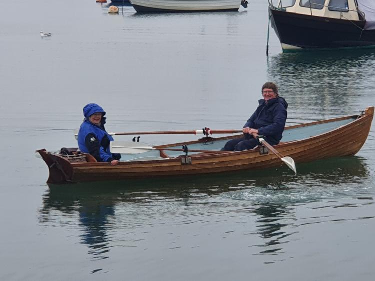 Seen at Emsworth 17/03/21 Lucky rowers 