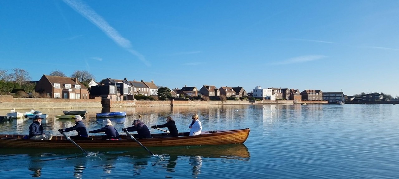 Saw this on a Facebook post! Lovely day for a row. 